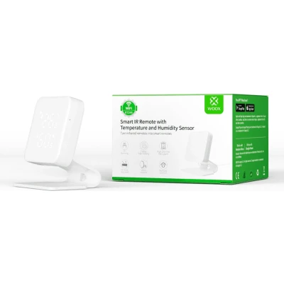 Afbeelding van WOOX Smart IR afstandsbediening met temperatuur en vochtigheidssensor R7246