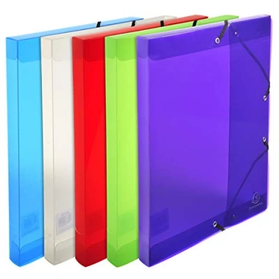 Afbeelding van Exacompta 59410E 8x Bte Clas. PP D25 CRYSTAL COLOURS