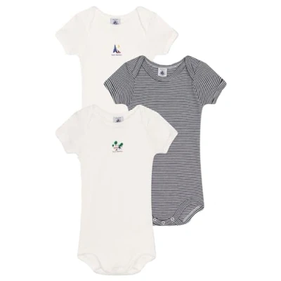 Afbeelding van Petit Bateau Bodysuit (3 stuks) uniseks baby, Variant 1:, 6 Maanden