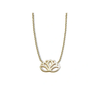 Afbeelding van Feel the Spirit Ketting Lotus Goudkleur