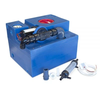 Afbeelding van Albin Pump Vuilwatertank Set 47L diafragma 12V