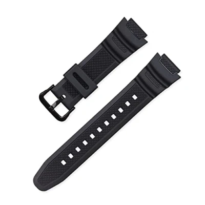 Afbeelding van Tyogeephy Waterdichte vervangingsarmband van natuurlijke hars, 18 mm voor Casio AQ S800W SGW 300H MRW 200H AE 1200 W 800H 735H