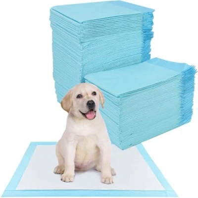Afbeelding van YAMAIDUO 100 stuks trainingspads voor honden en puppy&#039;s, 33 x 45 cm, puppyonderleggers, PIPI matten honden, lekvrij 5 laags design, met sneldrogend oppervlak
