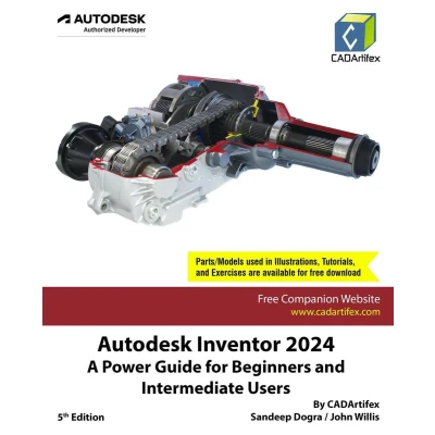 Afbeelding van Autodesk Inventor 2024: A Power Guide for Beginners and Intermediate Users