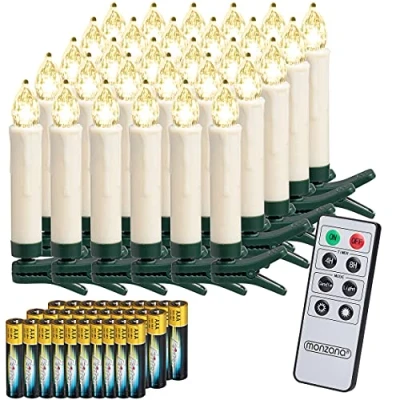 Afbeelding van Deuba LED Kerstverlichting 30 Stuks incl. Batterijen Warmwit