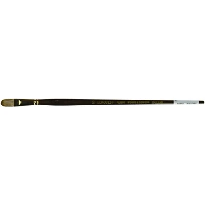 Afbeelding van Winsor &amp; Newton 5504010 Monarch professioneel synthetisch haar penseel voor olieverf of acrylverf Kattentong Nr.10,