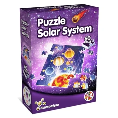Afbeelding van Science4you Zonnestelsel Puzzel voor Kinderen Spel met 60 Stuks Planeten, Speelgoed &amp; Cadeau Jongens en Meisjes 6+ jaar oud