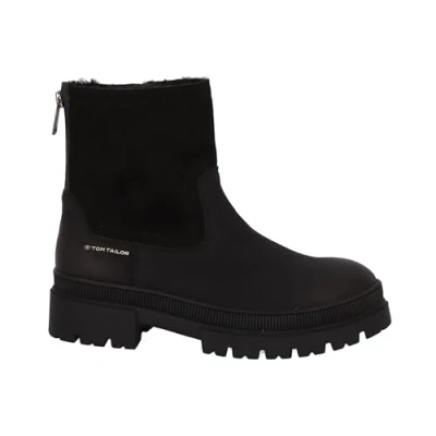 Afbeelding van Tom Tailor Dames 4294906 enkellaarzen, zwart, 40 EU