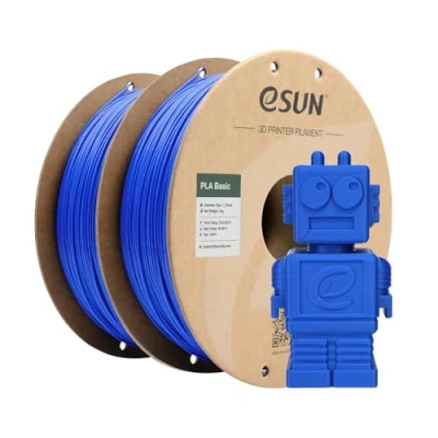 Afbeelding van eSUN PLA Filament 1.75mm, SS Hoge Snelheid 3D Printer Dimensionale nauwkeurigheid +/ 0.03mm, 1KG Spool (2.2 LBS) Super Speedy voor (Blauw 2KG, 2KG)