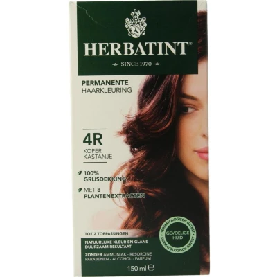 Afbeelding van Herbatint Haarverf 4R Koper Kastanje
