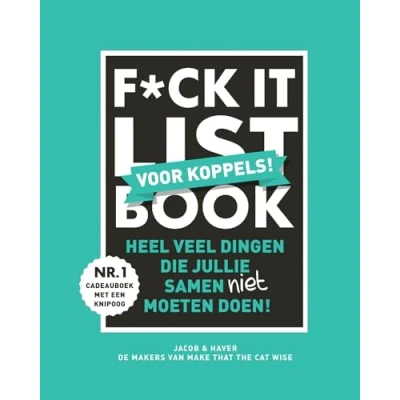 Afbeelding van F*CK it list book voor koppels (Hardback)