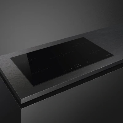 Afbeelding van Smeg Universal SE495ETD, Zwart, Ingebouwd, 90 cm, Keramisch, Glaskeramiek, 5 zone(s)