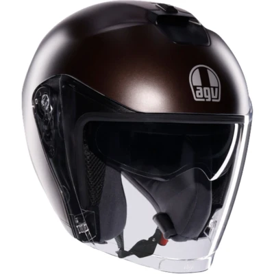Afbeelding van AGV Irides Mono Jet Helm, bruin, afmeting XL voor man