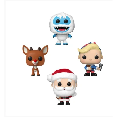 Afbeelding van Merchandising: Figurines: Funko Pocket Pop! Keychain 4 Pack: Rudolph Tree Holiday Box