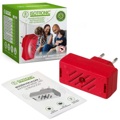 Afbeelding van Isotronic 25166 Ultrasone Muizenverjager 25 65 Khz