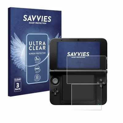 Afbeelding van Savvies (6 Stuks) Schermbeschermer voor Nintendo 3DS XL SPM7800 Screen Protector Ultra Transparant