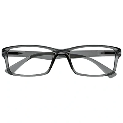 Afbeelding van The Reading Glasses Company Grijze kortzichtige afstandsglazen voor bijziendheid, designerstijl heren dames M92 7 2,50