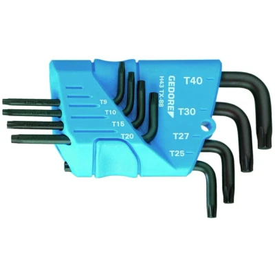 Afbeelding van Gedore Stiftsleutelset 8 dlg Torx t10 t45 H43 TX 08