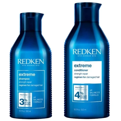 Afbeelding van Redken Extreme Shampoo 300ml + Conditioner 500ml bundel/set/pakket