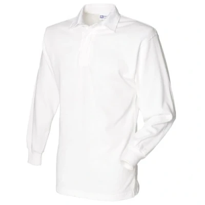 Afbeelding van Front Row Heren Polo Shirt veelkleurig Wit/Wit Medium, Wit/Wit, M