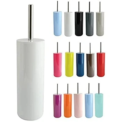 Afbeelding van MSV Porto Toilet/wc borstel in houder kunststof wit 38 cm
