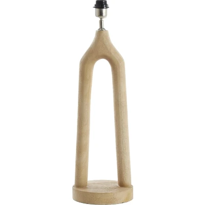 Afbeelding van Light &amp; Living Tafellamp Xitta Mangohout 55cm Naturel excl. kap