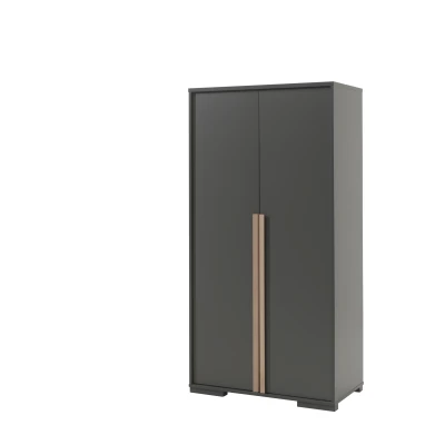 Afbeelding van Vipack London kledingkast 2 of 3 deurs antraciet