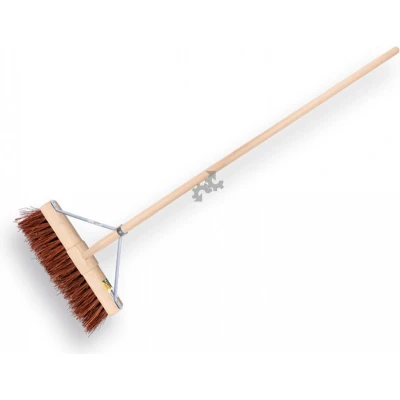 Afbeelding van SOLIDE Wegenbouwbezem 45 cm met steel en stokhouder
