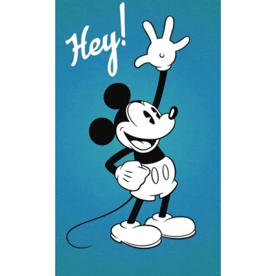 Afbeelding van Komar Vliesbehang Mickey Hey (1 stuk)