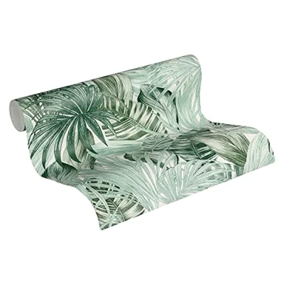 Afbeelding van AS Creation Greenery 36820 1 368201 777366 Groen / Wit