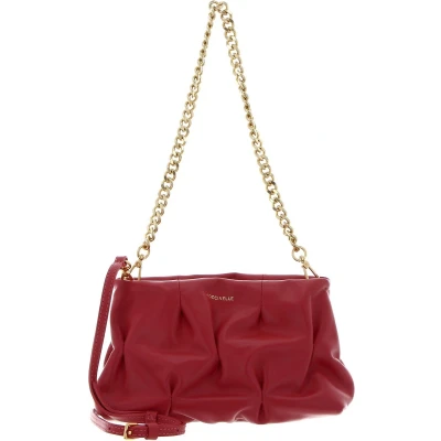 Afbeelding van COCCINELLE Leren Schoudertas Ophelie Goodie Handbag Cranberry Rood