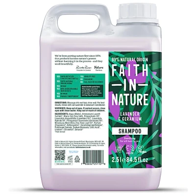 Afbeelding van Faith in Nature Lavendel &amp; Geranium Shampoo 2.5L