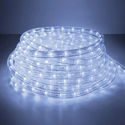 Afbeelding van Forever Speed Led lichtslang, 10 meter, 360 leds, voor buiten, koudwit, waterdicht, Halloween, tuin, Kerstmis, bruiloft, feestverlichting en decoratie