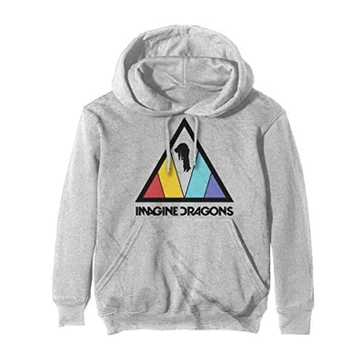 Afbeelding van Imagine Dragons Hoodie/trui M Triangle Logo Grijs