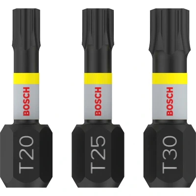 Afbeelding van Bosch Accessoires Impact Control T20/25/30 25mm 3 stuks 2608522479