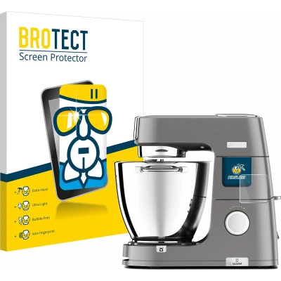 Afbeelding van BROTECT Screenprotector voor Kenwood Titanium Chef Patissier XL Folie Beschermfolie Beschermglas transparant