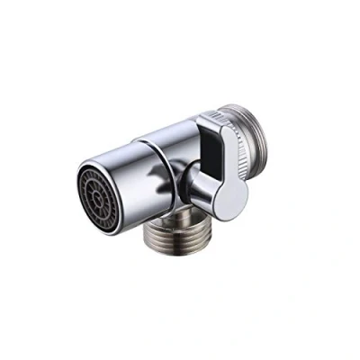 Afbeelding van KES BRASS Sink Valve Diverter Faucet Splitter voor keuken of badkamer Replacement Part to Broek Adapter M22 X M24, gepolijst chroom, PV10 CH