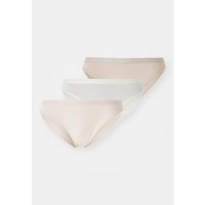 Afbeelding van BOSS dames Slip met logoband in 3 pack de kleur Lichtroze, maat: XS
