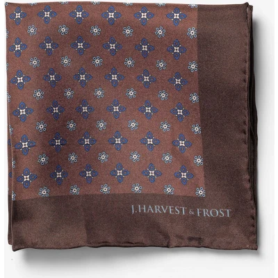 Afbeelding van J.Harvest &amp; Frost ZAKDOEK SILK 2920400 brown