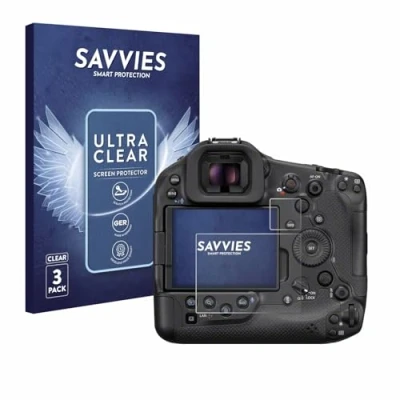 Afbeelding van Savvies (6 Stuks) Schermbeschermer voor Canon EOS R1 Screen Protector Ultra Transparant