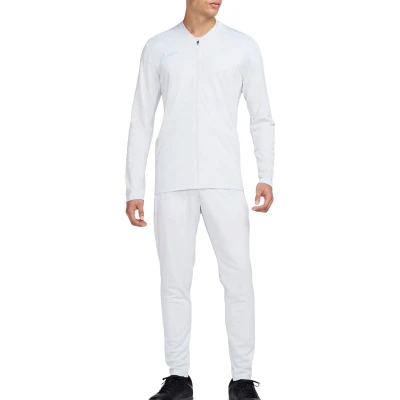 Afbeelding van Nike Performance SUIT SET Trainingspak, Heren, Maat: Large, Photon dust/light smoke grey/dynamic turquoise