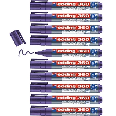 Afbeelding van edding 360 boardmarker violet 10ST 1,5 3 mm / 4 360008