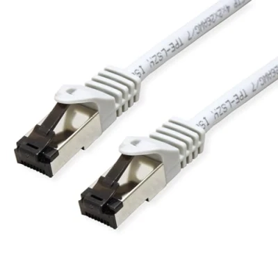 Afbeelding van Value 21.99.1801 RJ45 Netwerkkabel, patchkabel CAT 8.1 S/FTP 1.00 m Grijs Afgeschermd (dubbel), Halogeenvrij, Vlambestendig 1 stuk(s)