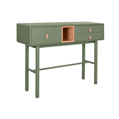 Afbeelding van Home Esprit Console Groen Polyurethaan Hout Mdf 120 X 35 90 Cm