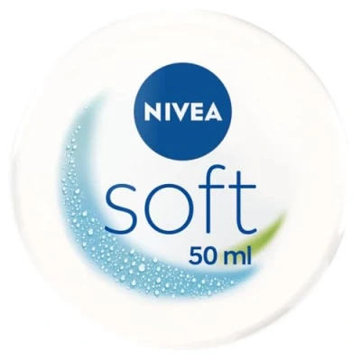 Afbeelding van NIVEA Zachte verfrissende vochtinbrengende crème, lichte crème met vitamine E en 100% natuurlijke jojoba olie, snel intrekkende huidcrème voor intensieve hydratatie (50 ml)
