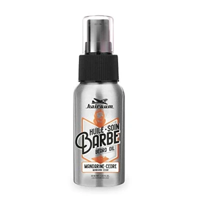 Afbeelding van Hairgum Barber Mandarin Cedar Beard Oil 40ml Haibu by Kapperskorting.com