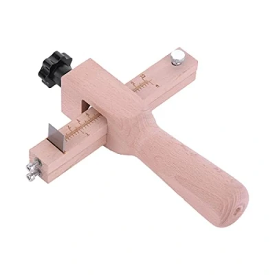 Afbeelding van Walfront Lederen Craftool Verstelbare Hout Strip En Strap Cutter Hand Snijgereedschap Met Bladen