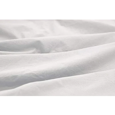 Afbeelding van L1NK STUDIO Dekbedovertrek 135 cm, effen, 220 x 100% katoen (draaddichtheid 200), wit