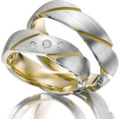 Afbeelding van Jonline Prachtige Ringen voor hem en haar TrouwringenVriendschapsringenRelatieringen Titanium