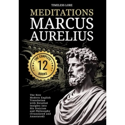 Afbeelding van Meditations Marcus Aurelius The Complete 12 Books: New Modern English Translation With Detailed Insights Into His Stoicism and Philosophy (Translated Annotated)